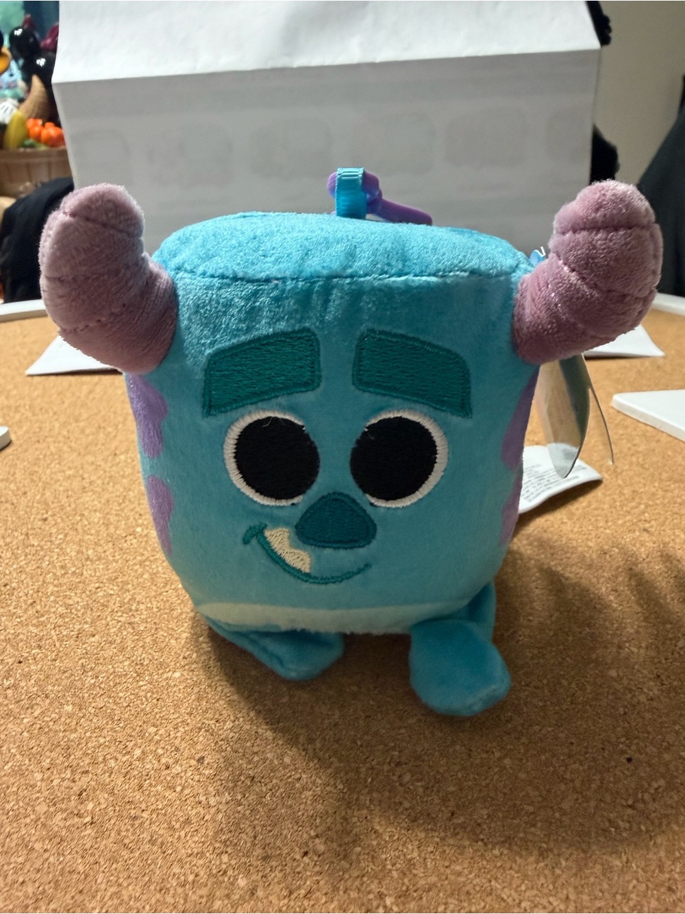 Disney Sulley mochi dots clip minster Inc plush clip